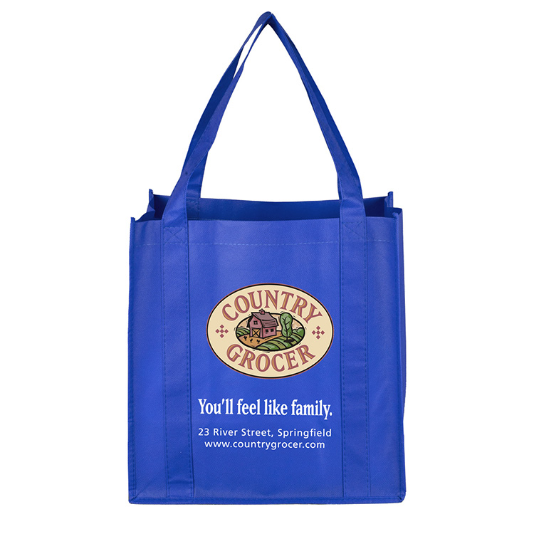 12-1/2"W x 13"H x 8"Gusset - "MEGA" Grocery Shopping Tote Bag 30