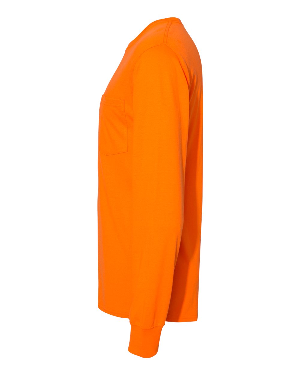 Unisex Workwear Long Sleeve Pocket T-Shirt - W120 2