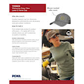 Wolverine Grey Claw Label 6 Panel Cap 99