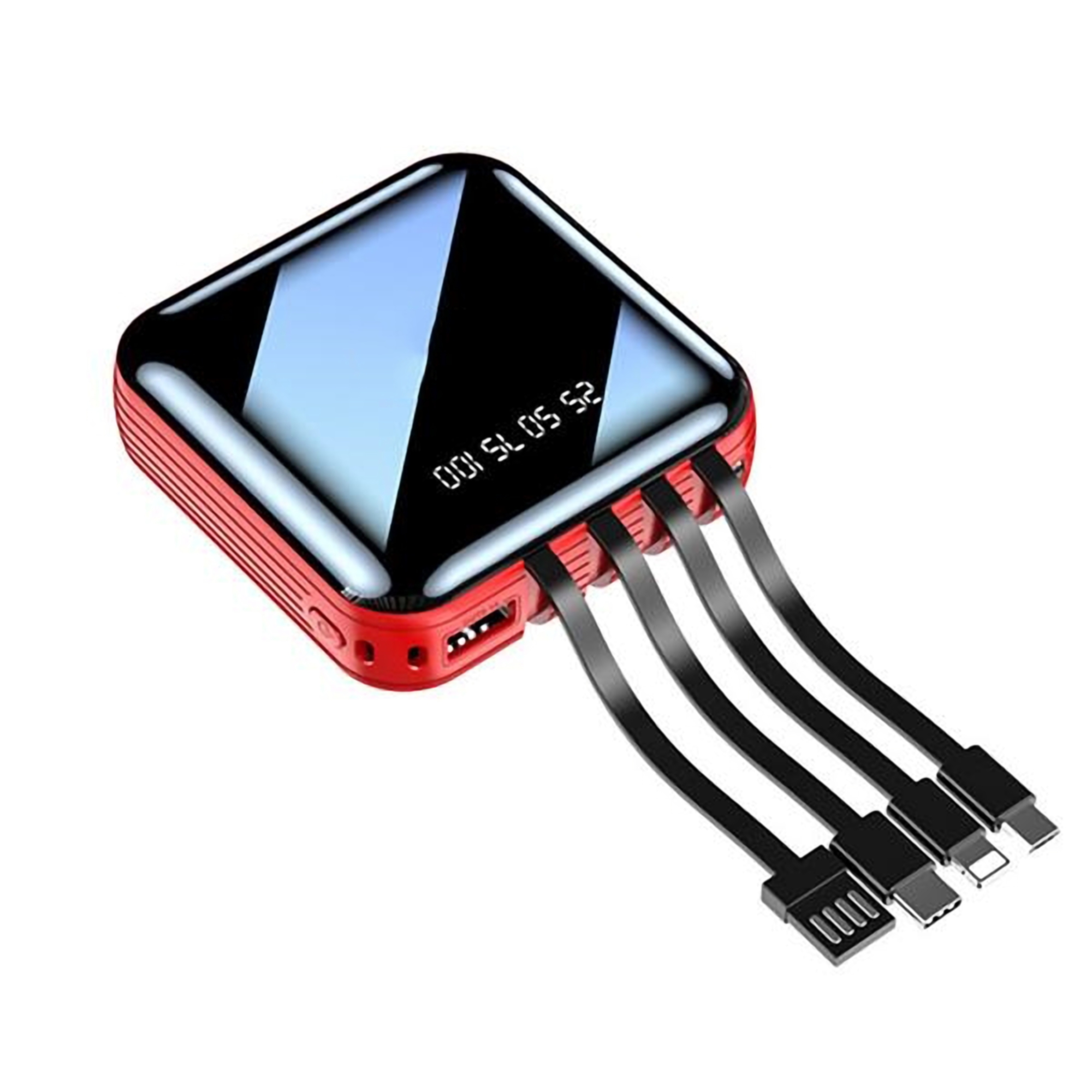 20,000 mAh Power Bank w/4 Built In Wires 4