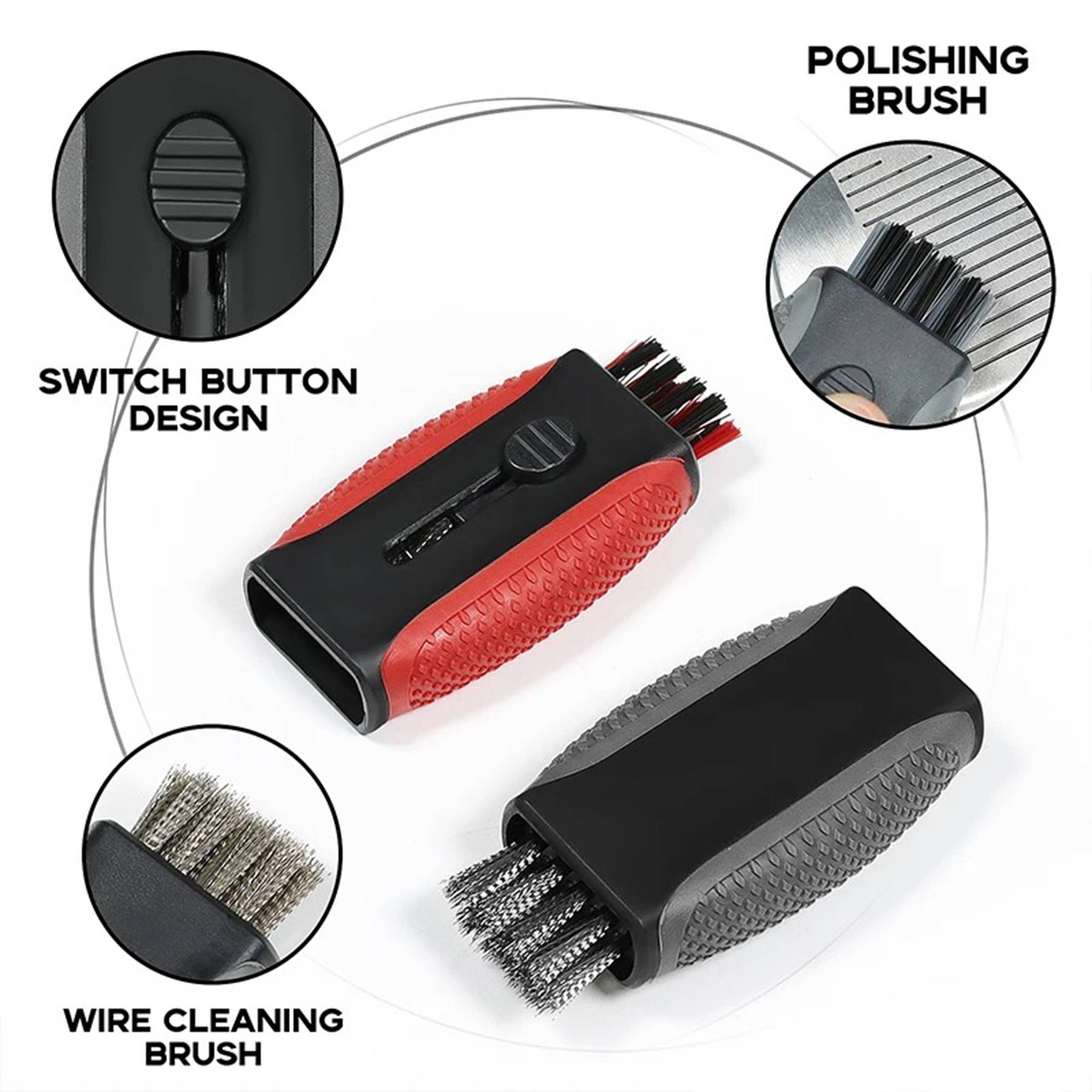 Golf club cleaning brush 5