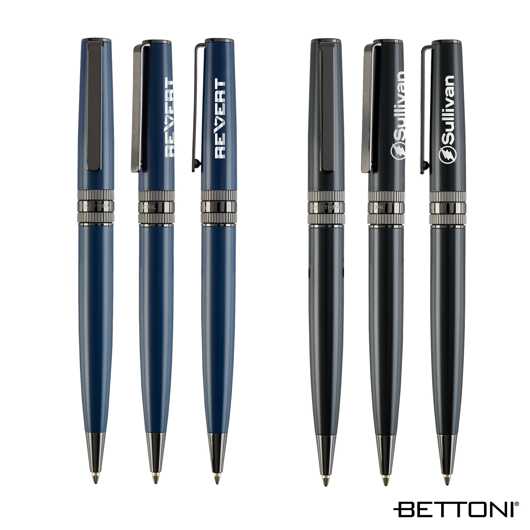 Bettoni® Massimo Brass Ballpoint Pen 2