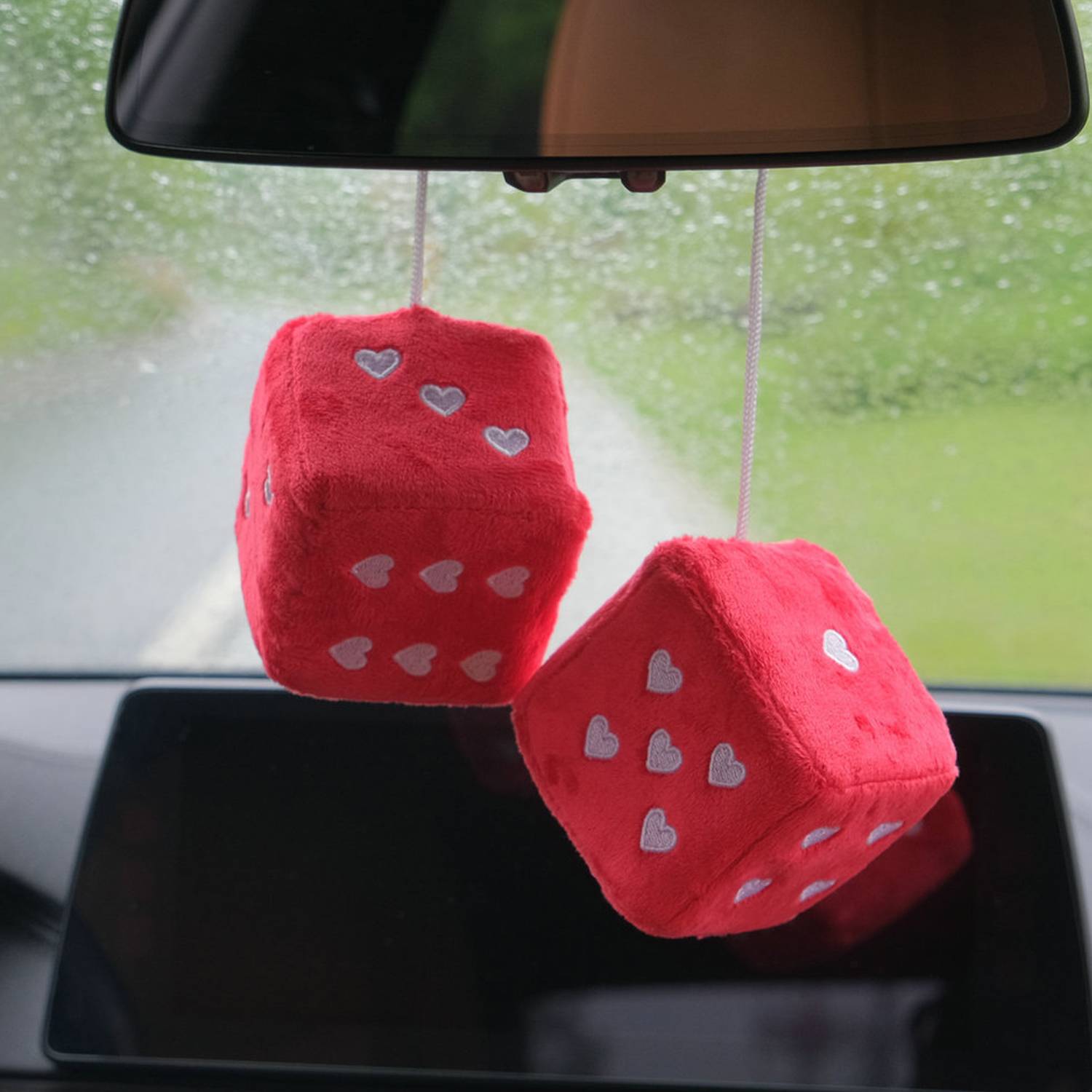 Fuzzy Dice Car Accessories 6