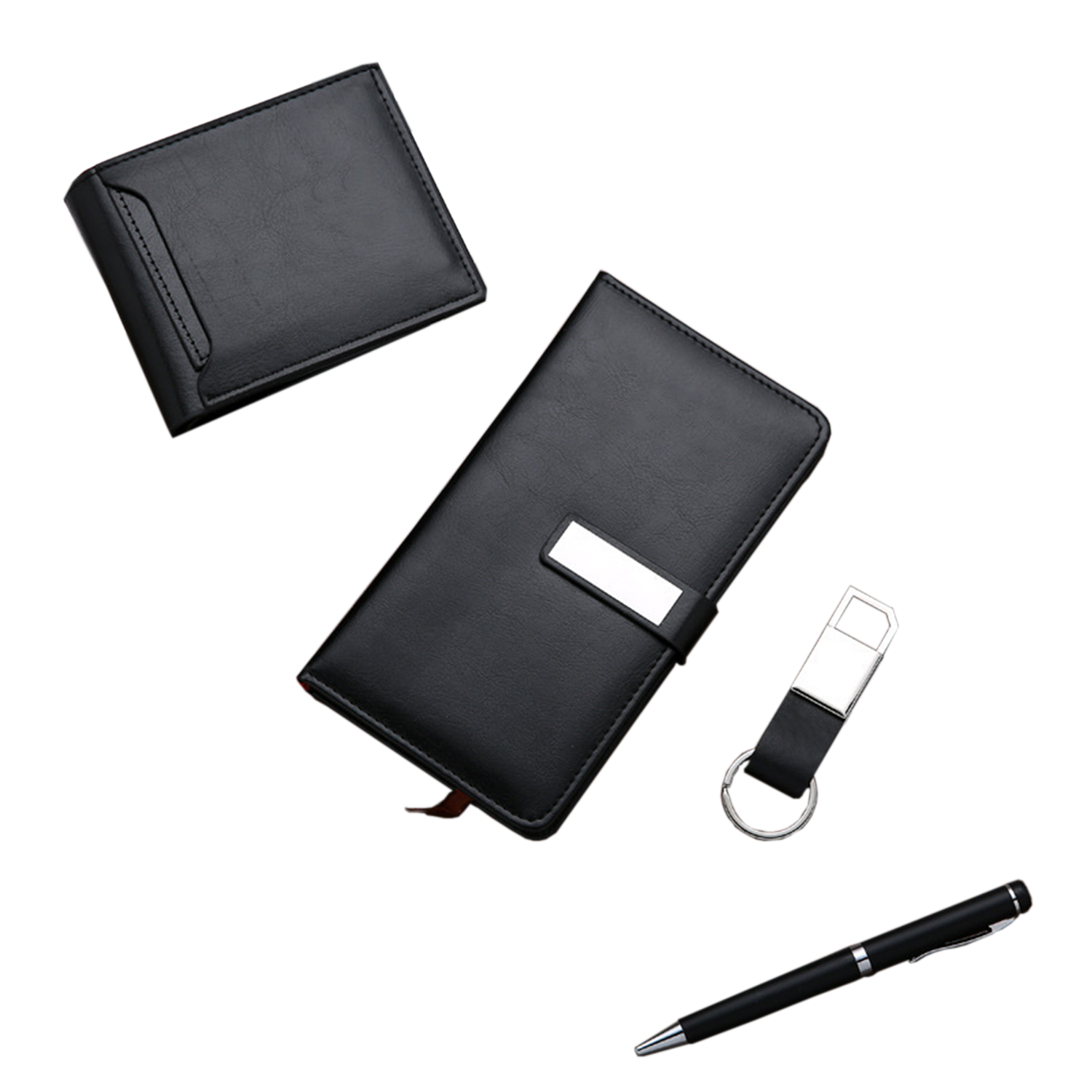 4pcs PU Leather Notebook Set 3