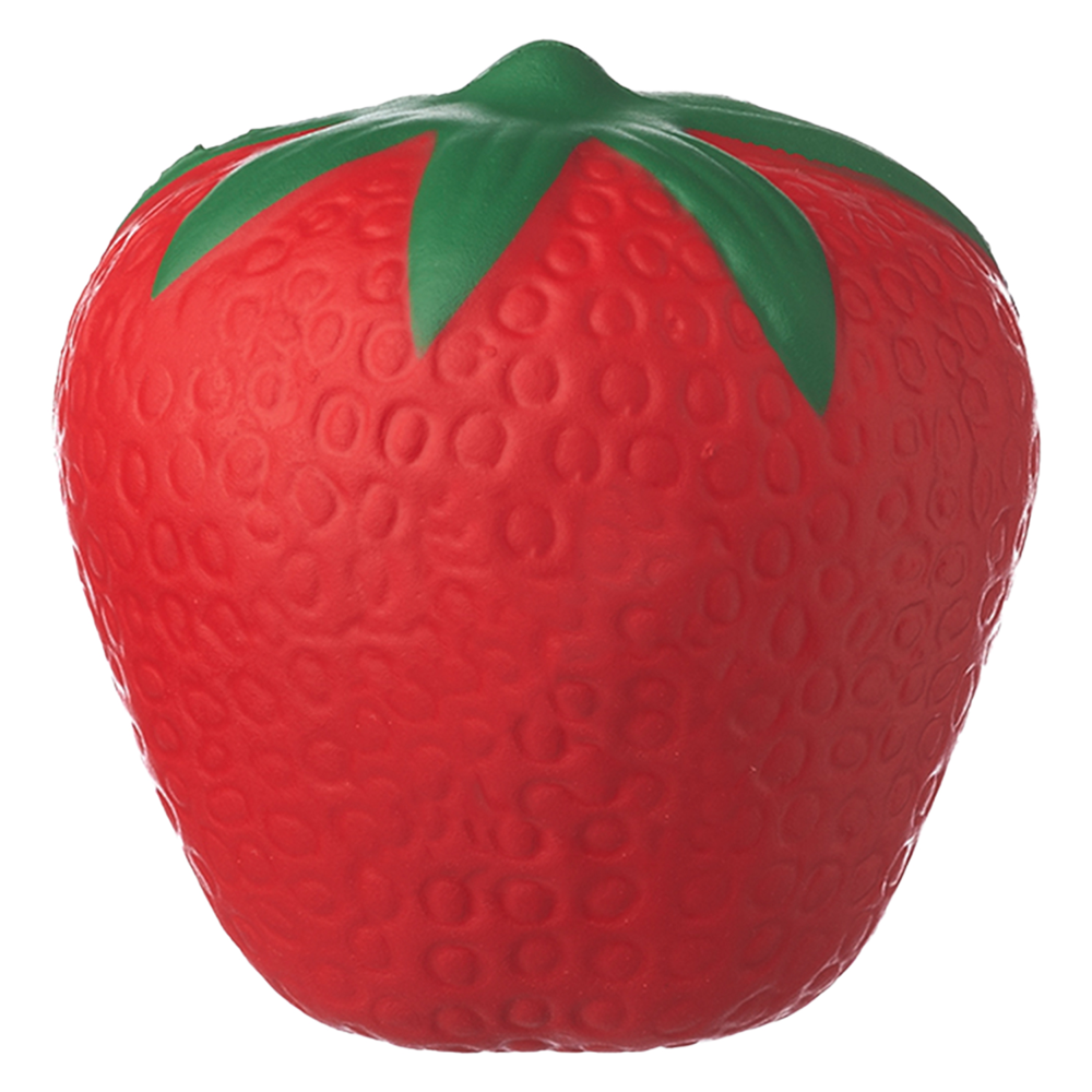 Strawberry Shaped Stress Reliever w/ Custom Logo