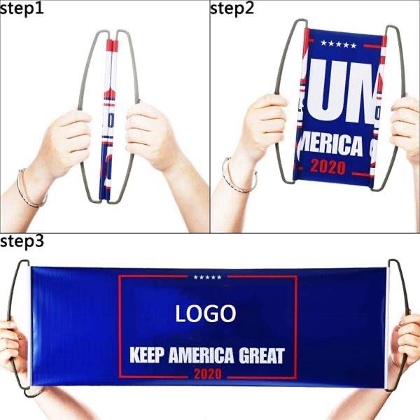 HAND HELD FLAG BANNER 2020 PRESIDENT ELECTION 4