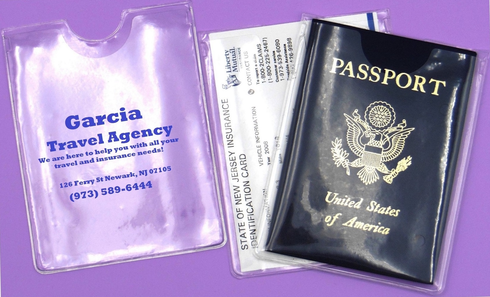 Passport Protector w/2 Thumb Cut Outs 2