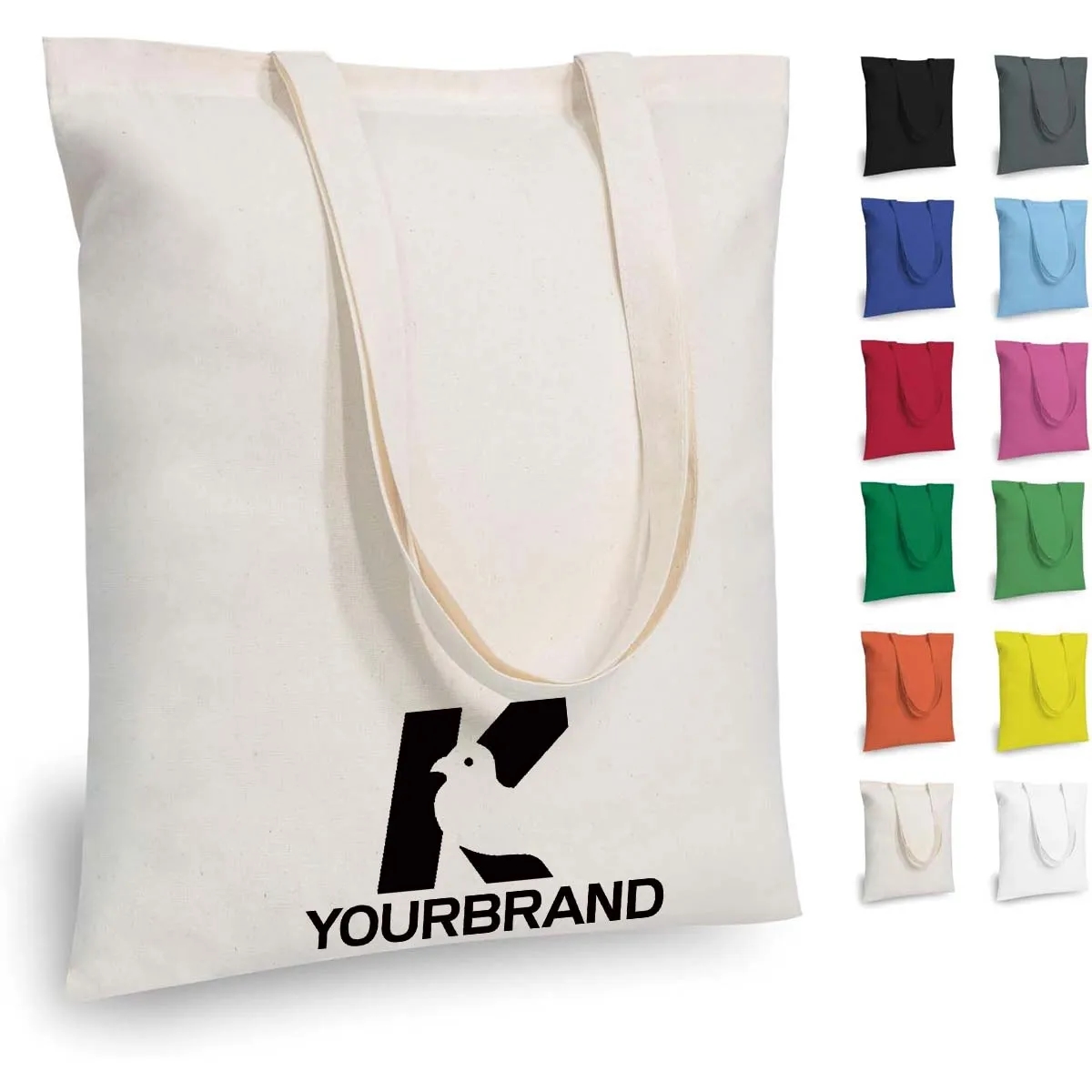 DIY Canvas Lightweight Medium Reusable Grocery Shopping Bag 8