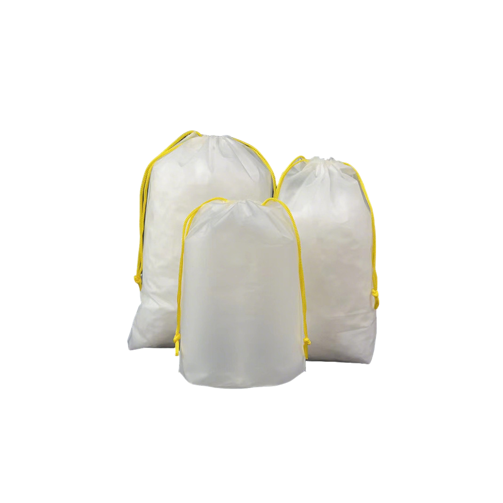 PE Transparent Drawstring Bag For Towel And Scarf 11.8 L 9