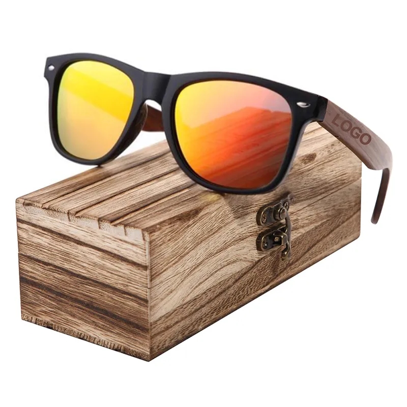 Polarized Wooden Sunglasses Set 4