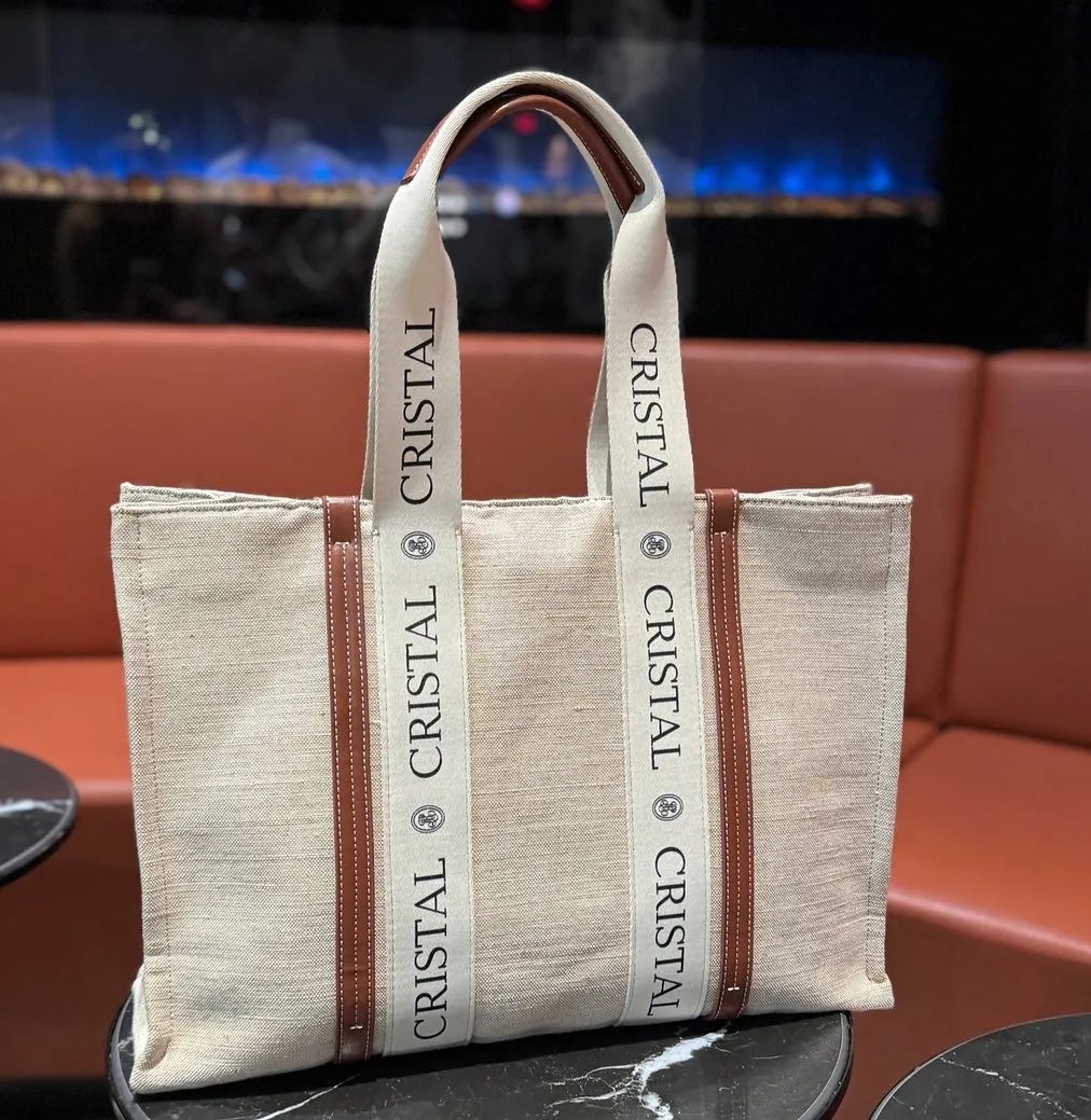 Lux Linen Canvas Tote, custom tote bag with logo imprint 4
