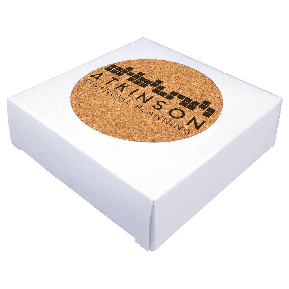 Deluxe Cork Coasters, Pack of 4 1