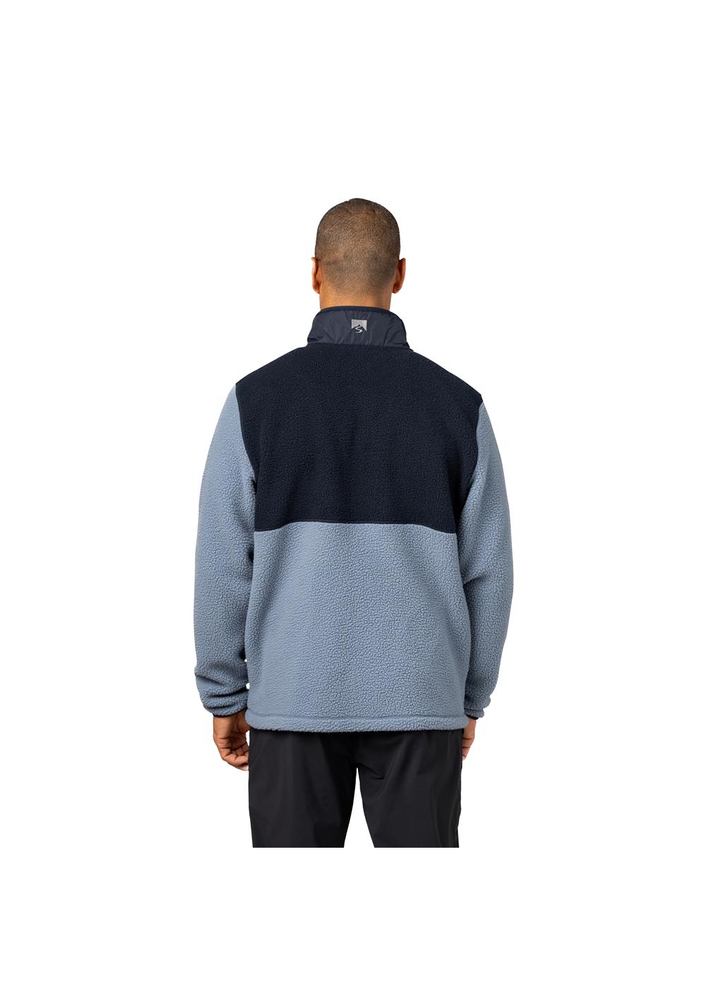 Storm Creek Men's Warm Up Colorblock Sherpa Fleece Jacket 6