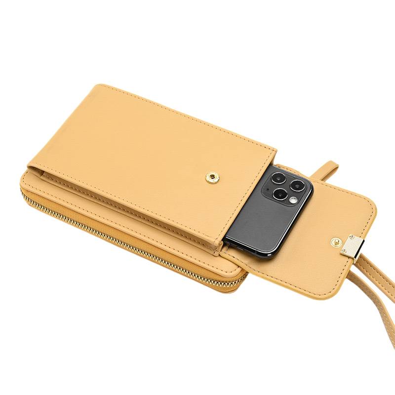 Ladies PU Leather Crossbody Shoulder Mobile Phone Bag 7