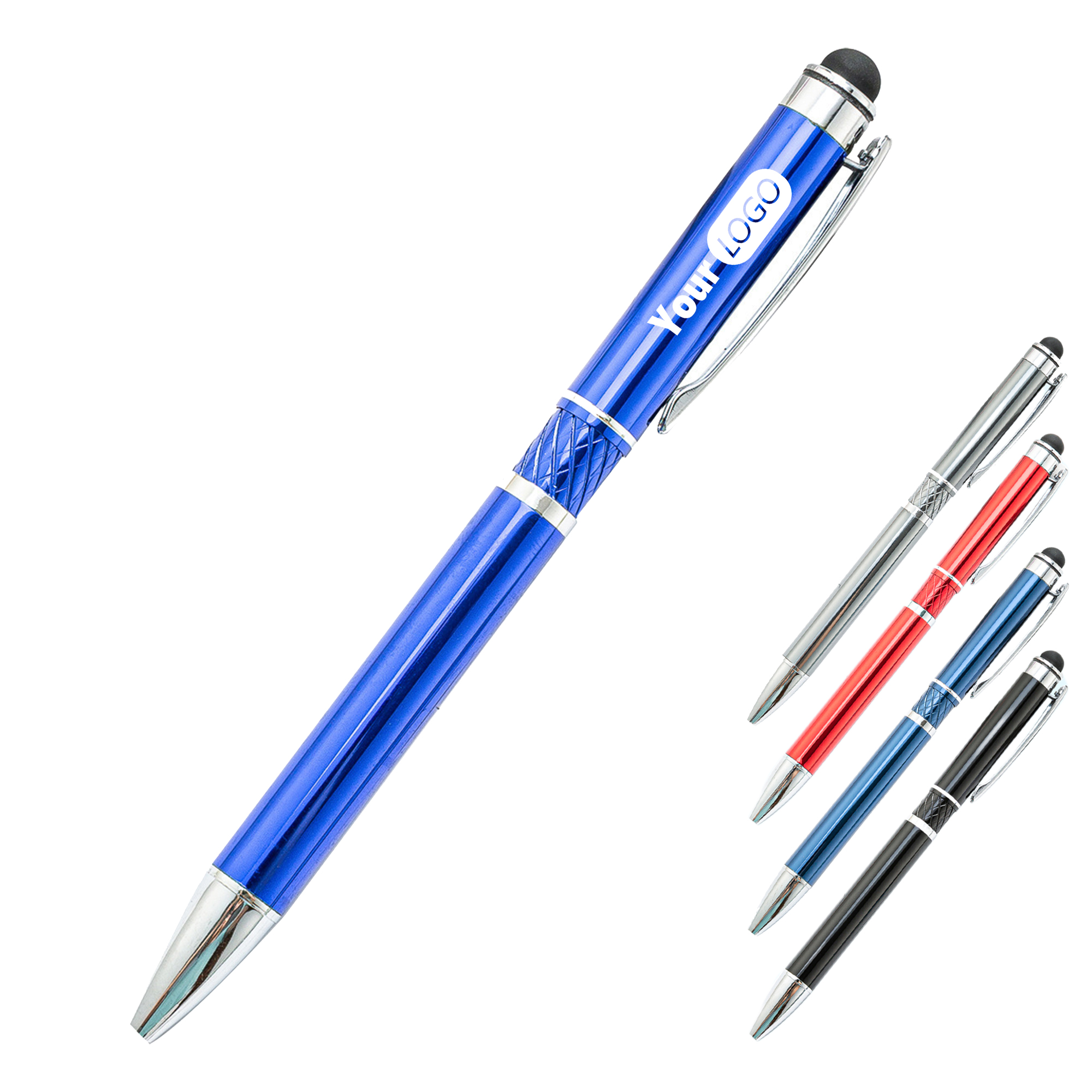 Aluminum Ballpoint Pen With Stylus Tip 3