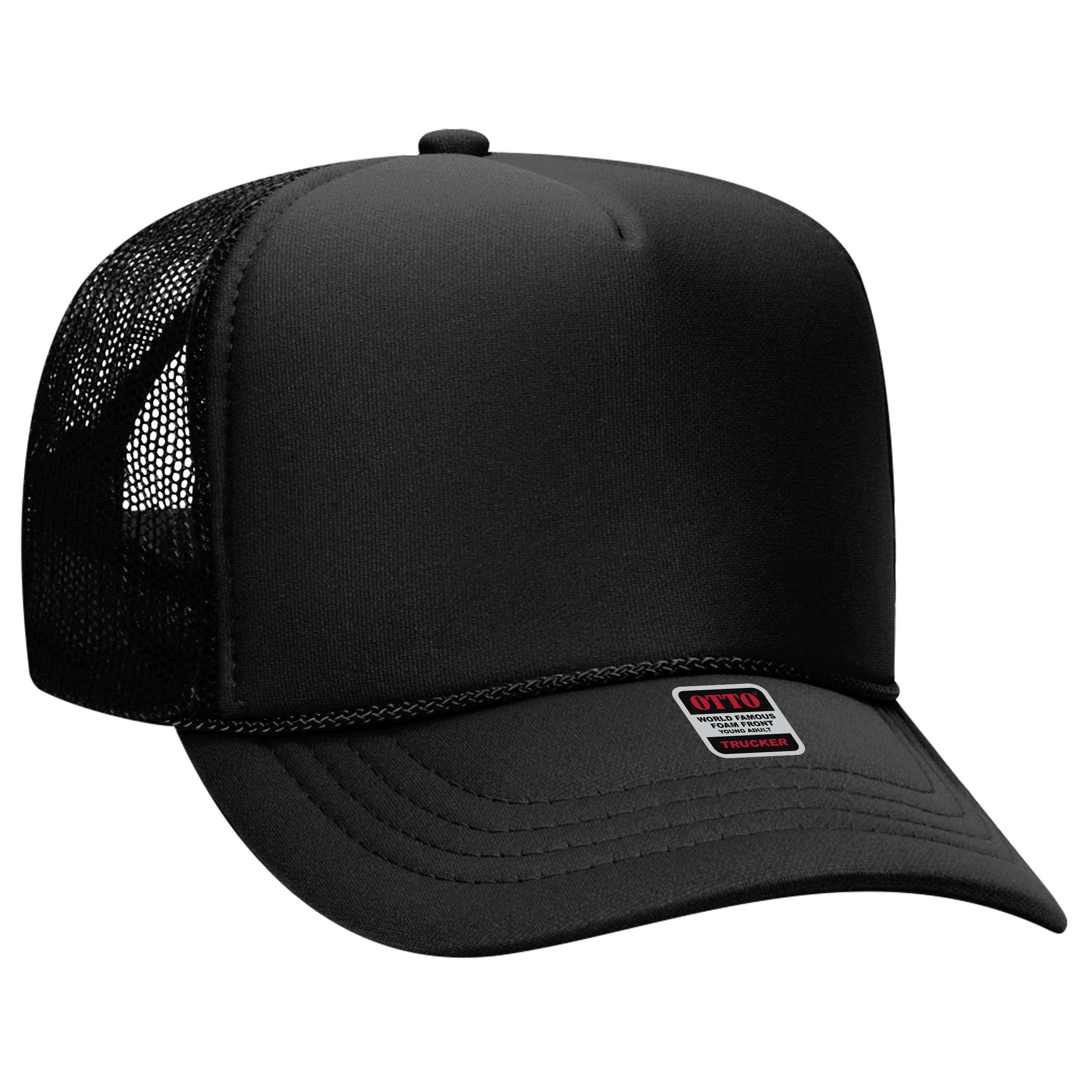 OTTO CAP® 5 Panel High Crown Mesh Back Trucker Hat 184