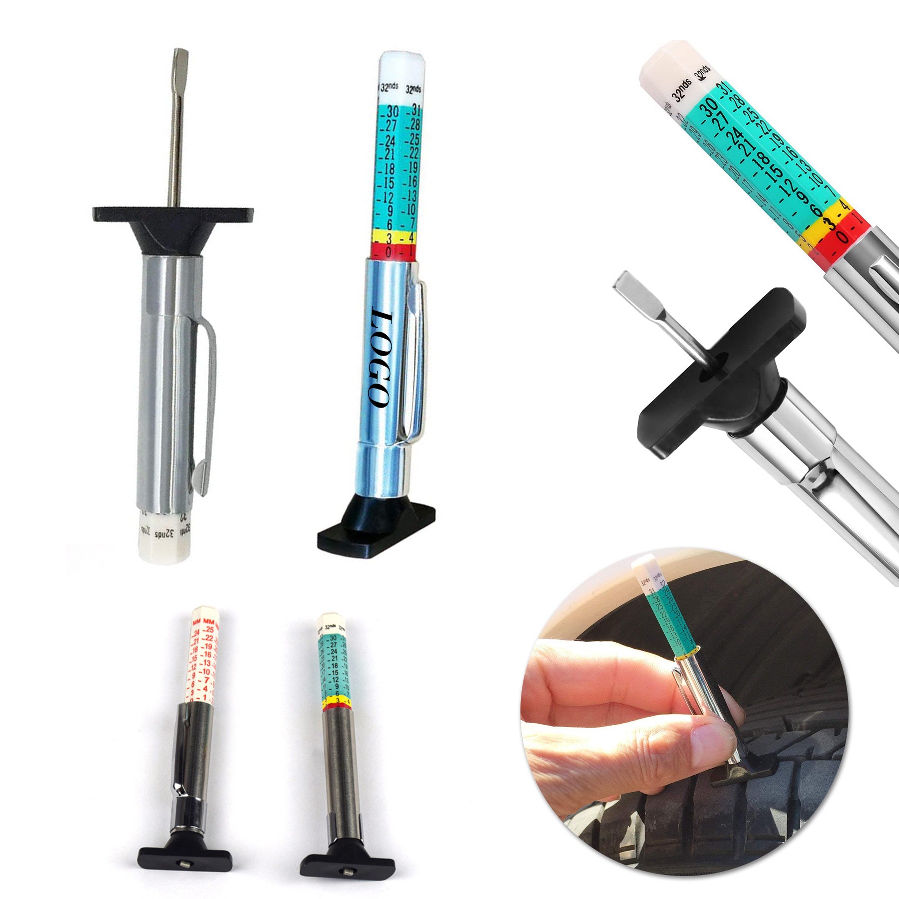Tire Tread Depth Gauge 1
