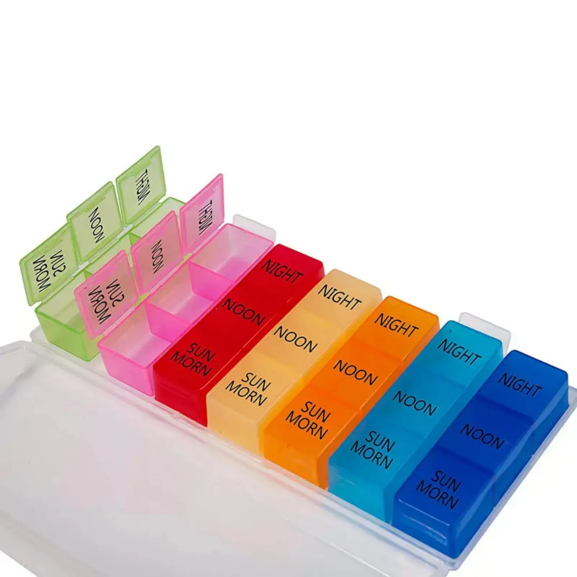 Pill Case Medication Reminder Travel Container MOQ20 2