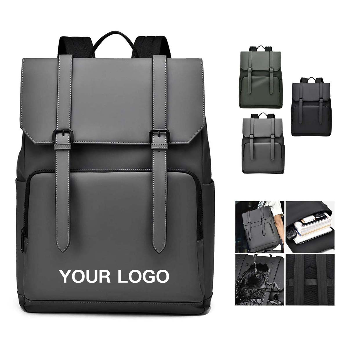 Mens Business Laptop Bag with Multiple Compartments 4
