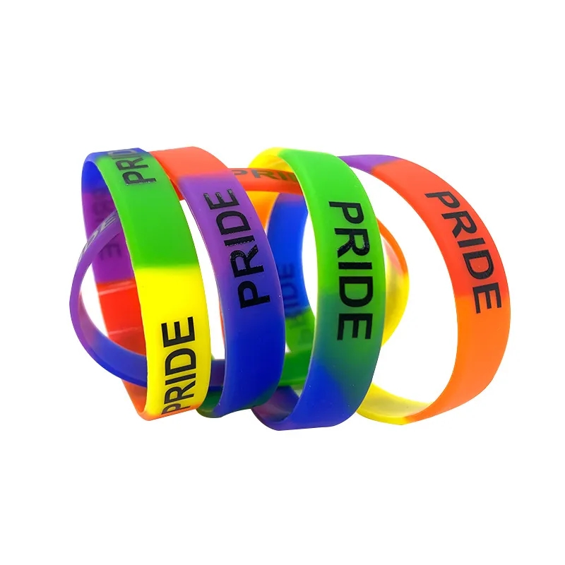 Rainbow Silicone Bracelet 3