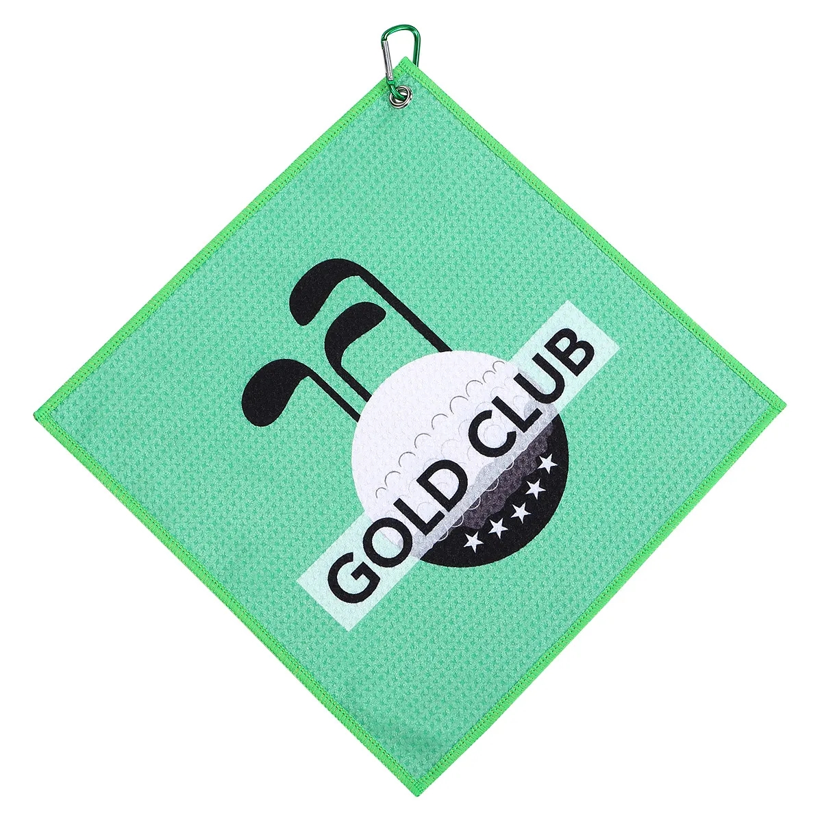 Full Color Microfiber Waffle Golf Towel 6