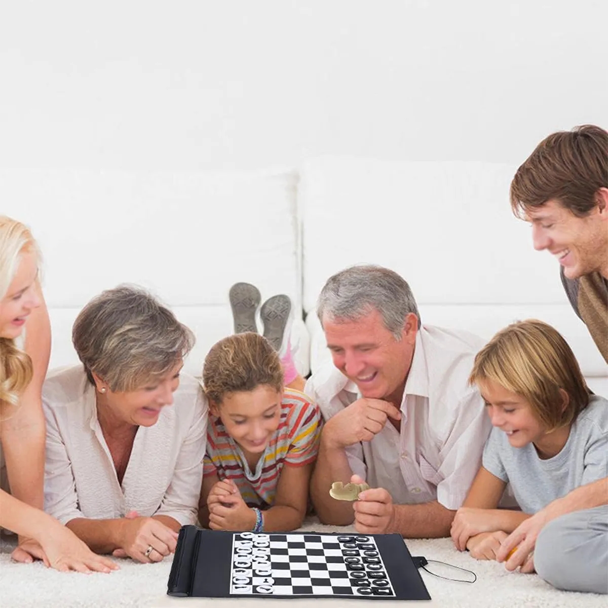Folding Portable Travel Camping Board Games Chess Checkers 6