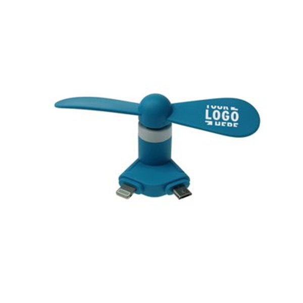 Mini 2-in-1 mobile phone fan manufacturers customized logo 1