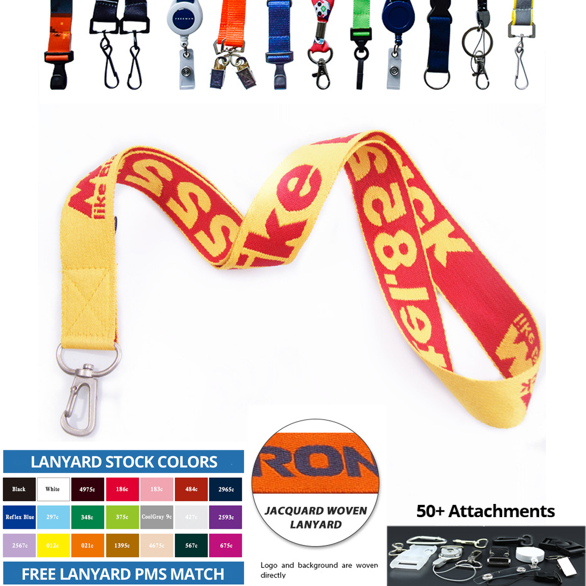 Custom Double-Sided Jacquard Lanyard Kit 2