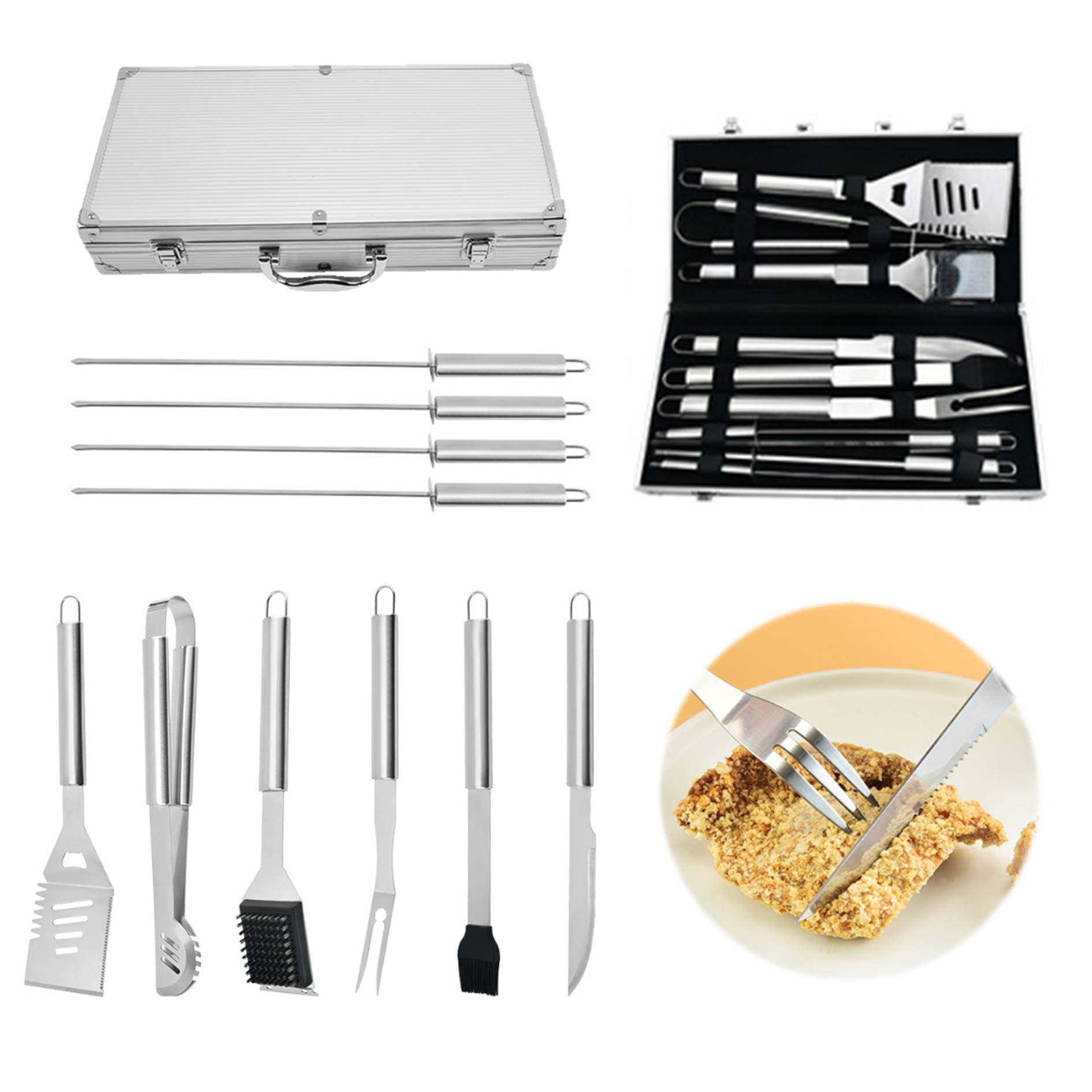10 Pieces BBQ Tools Set 3