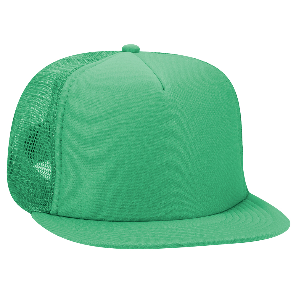 OTTO CAP® OTTO SNAP 5 Panel High Crown Mesh Back Trucker Snapback Hat 5