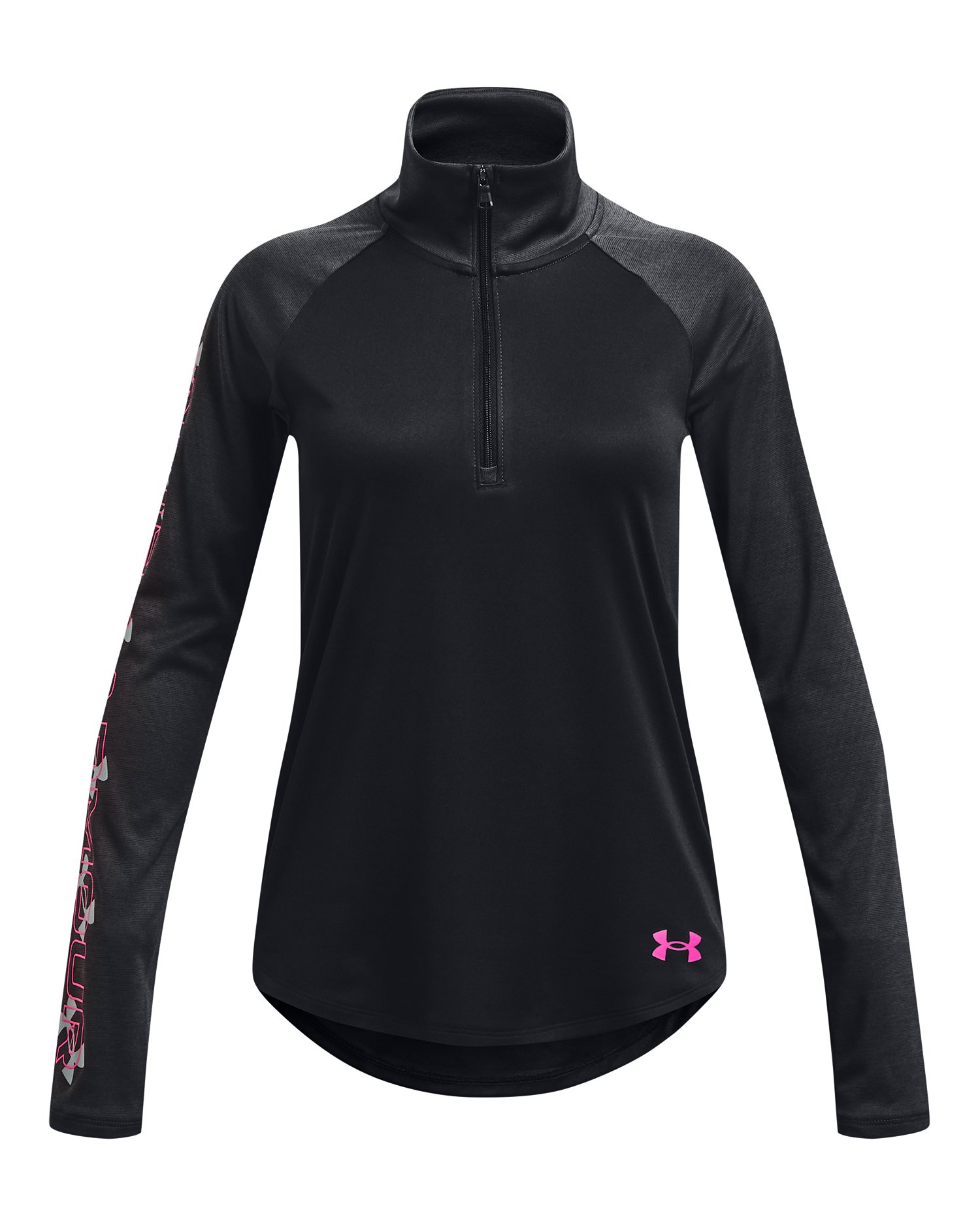 UA Tech Graphic Girls' Zip 8