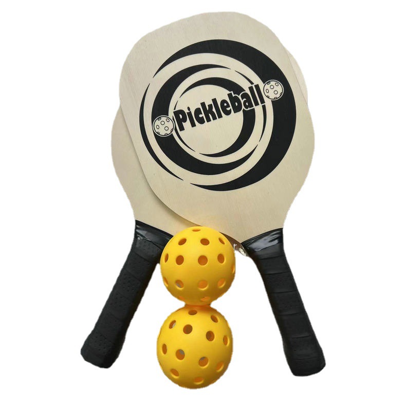 Wooden Pickleball Paddle Set 3