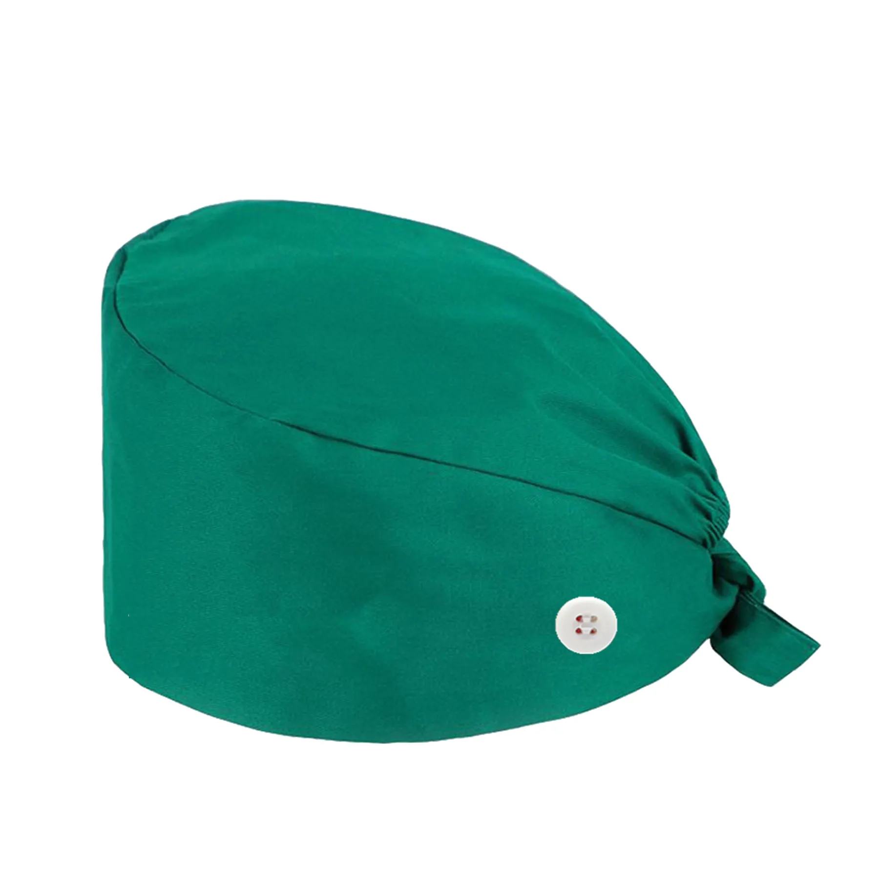 MOQ50 Adjustable Nurse Surgical Cap With Buttons 4