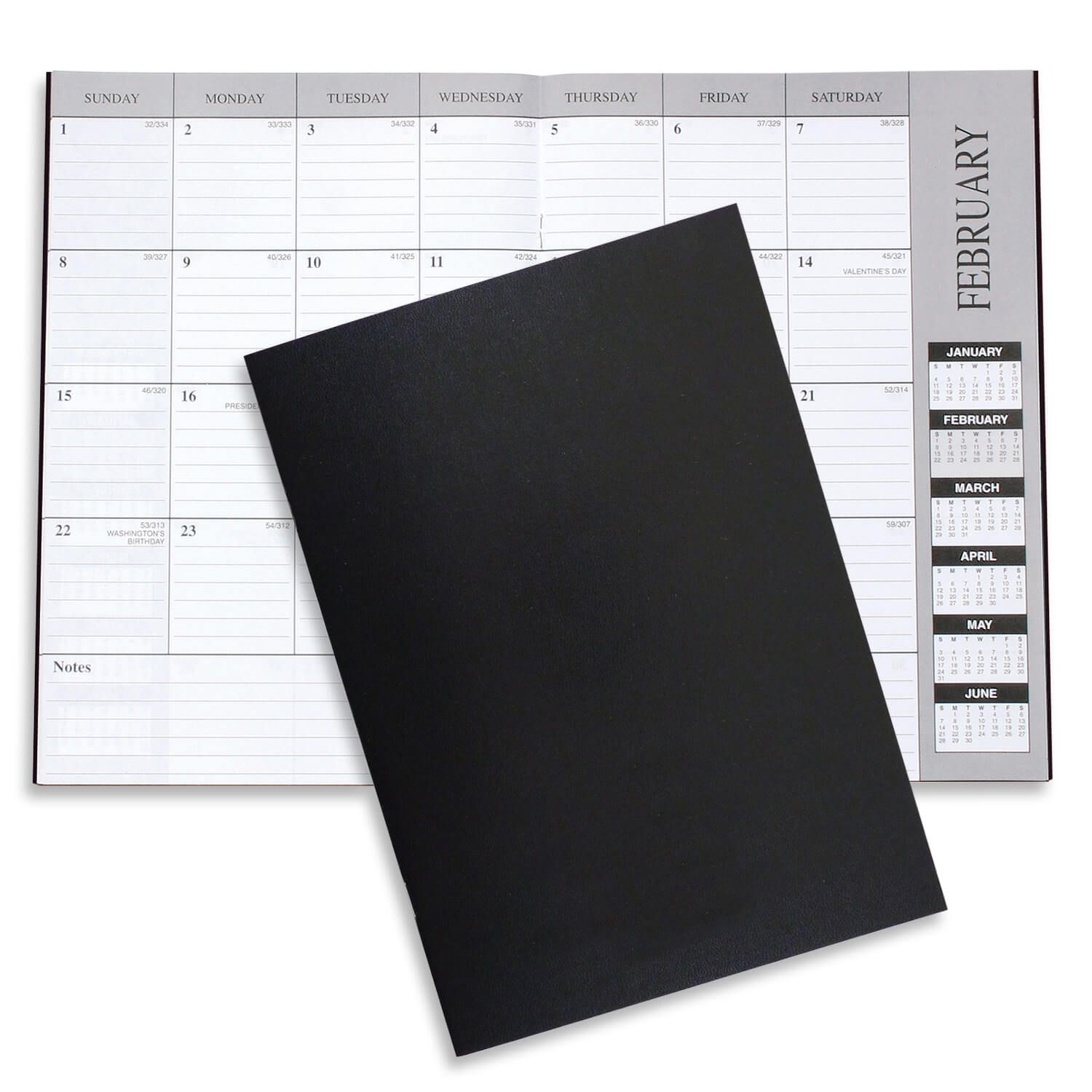 Academic Monthly Desk Planner - Leatherette 11
