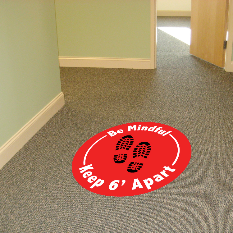 Floor Graphics - Carpet or Hard Surface