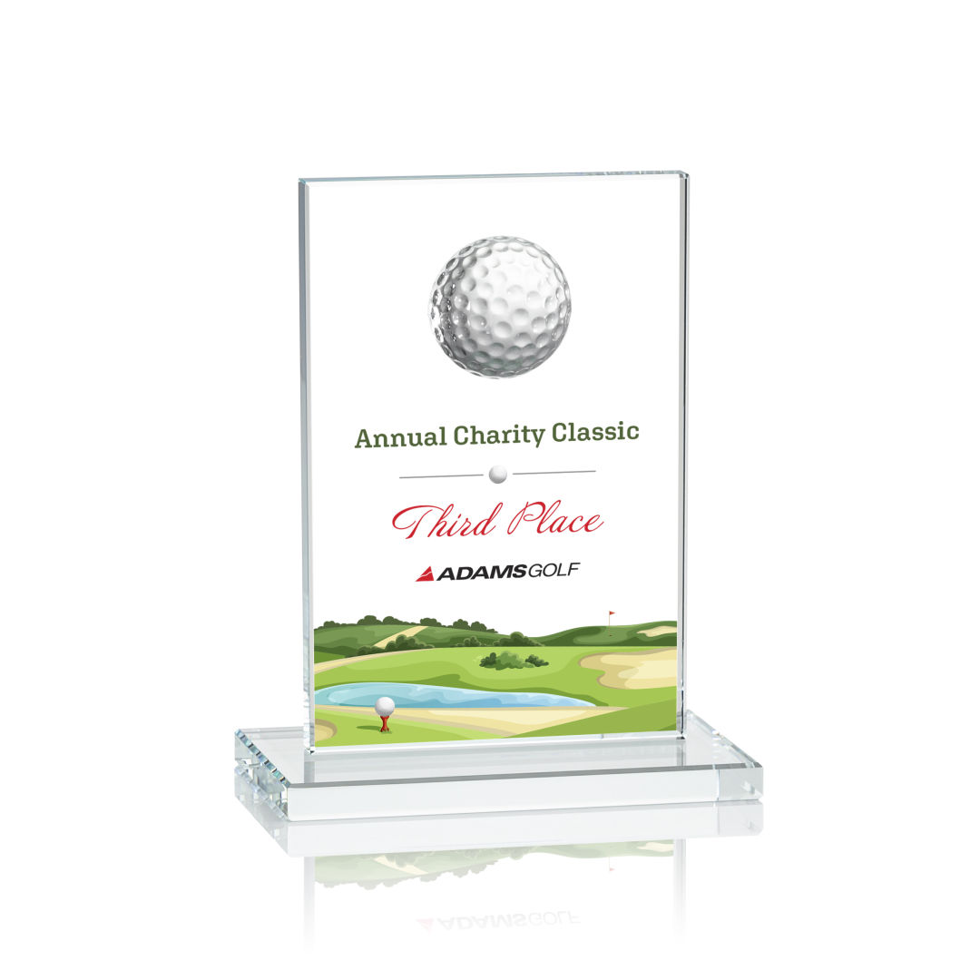 Cumberland VividPrint™ Golf Award - Clear 6