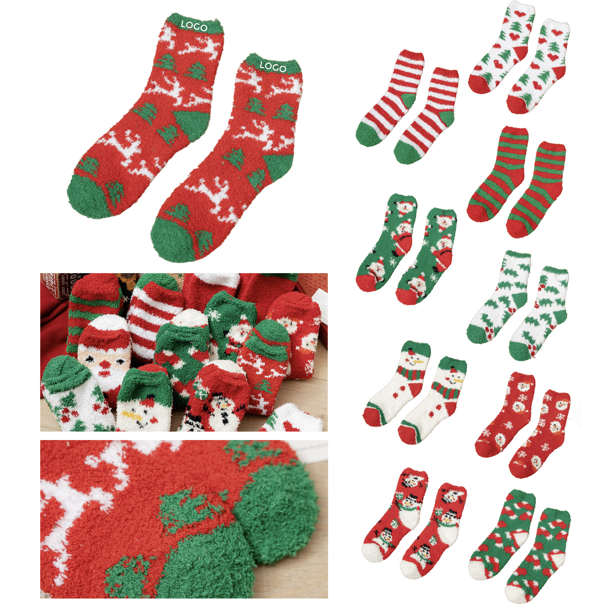 MOQ 10 PCS Personalized Christmas Stocking 2