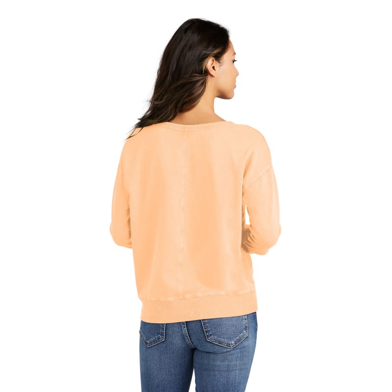 Port & Company Women's Beach Wash Garment-Dyed V-Neck Sweatshirt, custom hoodie or sweatshirt with logo imprint 19