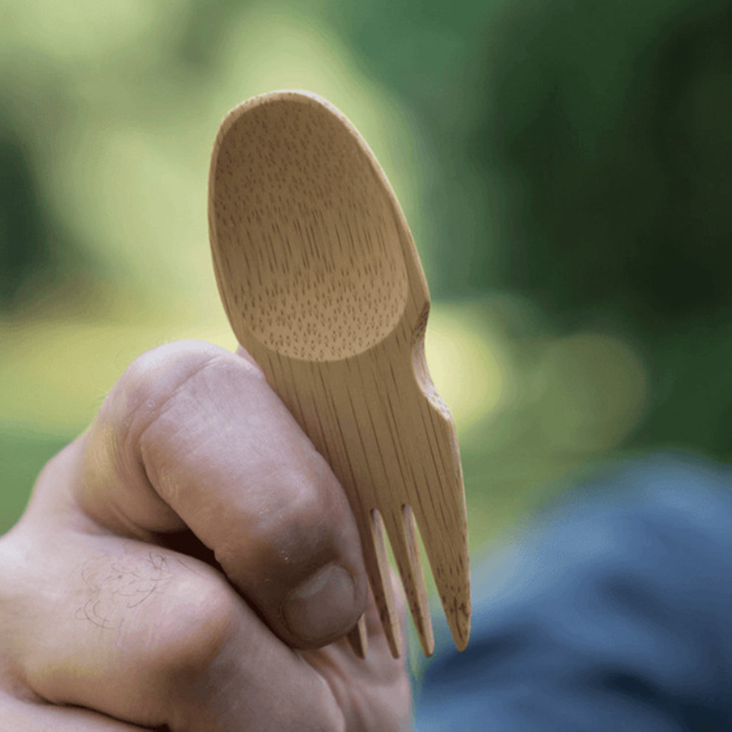 Mini Bamboo Fork and Spoon Combo 5