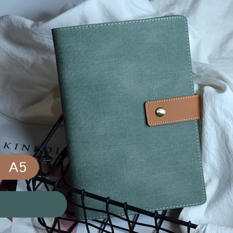 PU Leather A5/A6 Business Travel Journal Binder Notebook 11