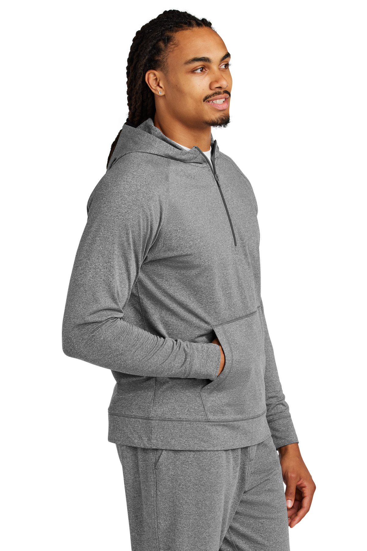 Sport-Tek Sport-Wick Stretch 1/2-Zip Hoodie ST856 6
