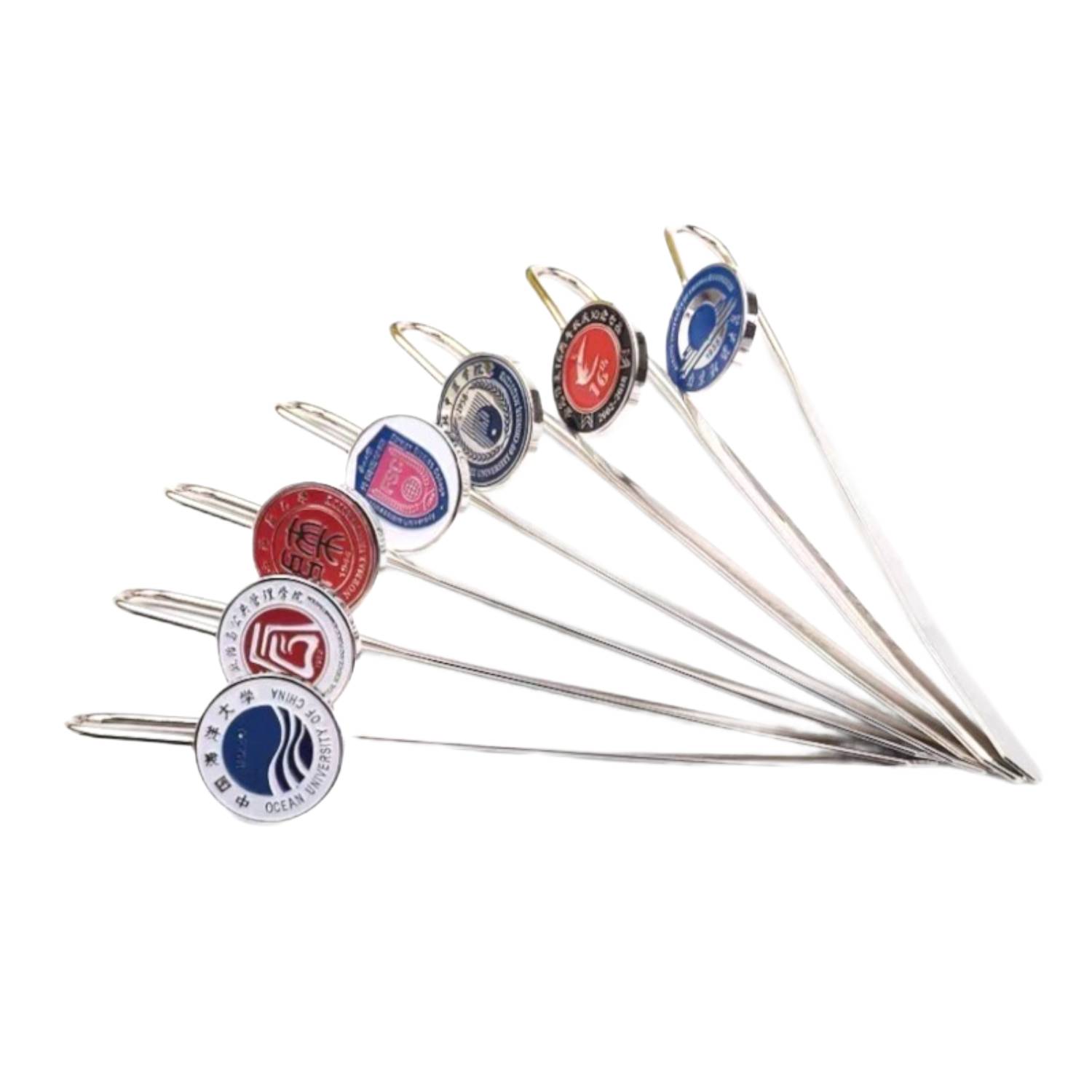 Zinc Alloy Badge Metal Bookmark 4