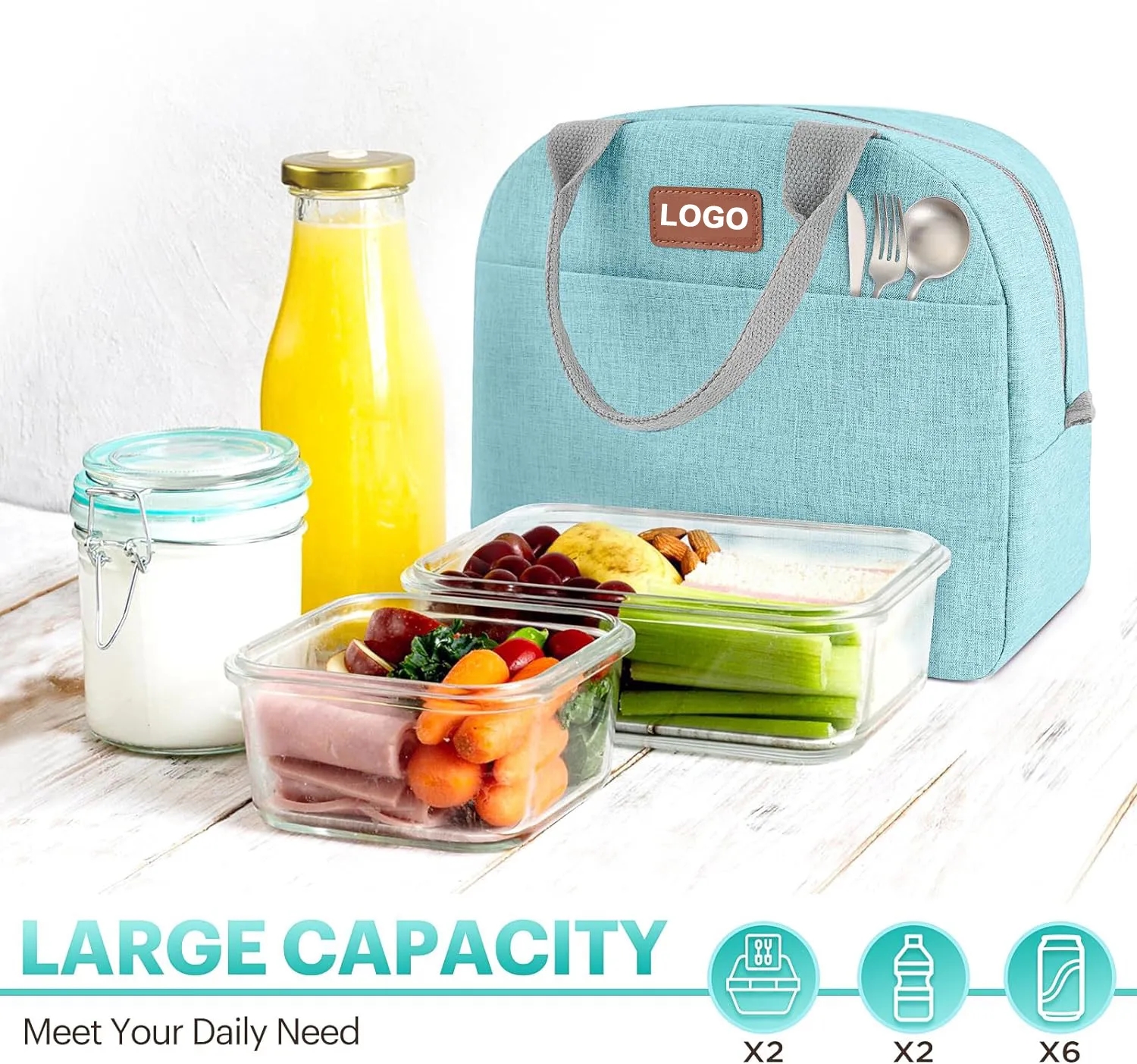Adult Insulated Lunch Bag 7