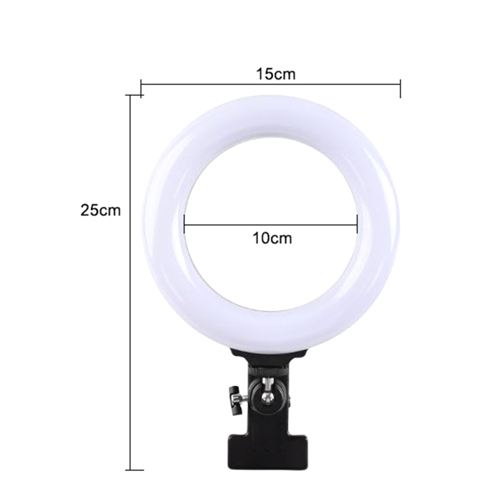 6" LED Selfie Ring Light w/ Laptop Clip 2