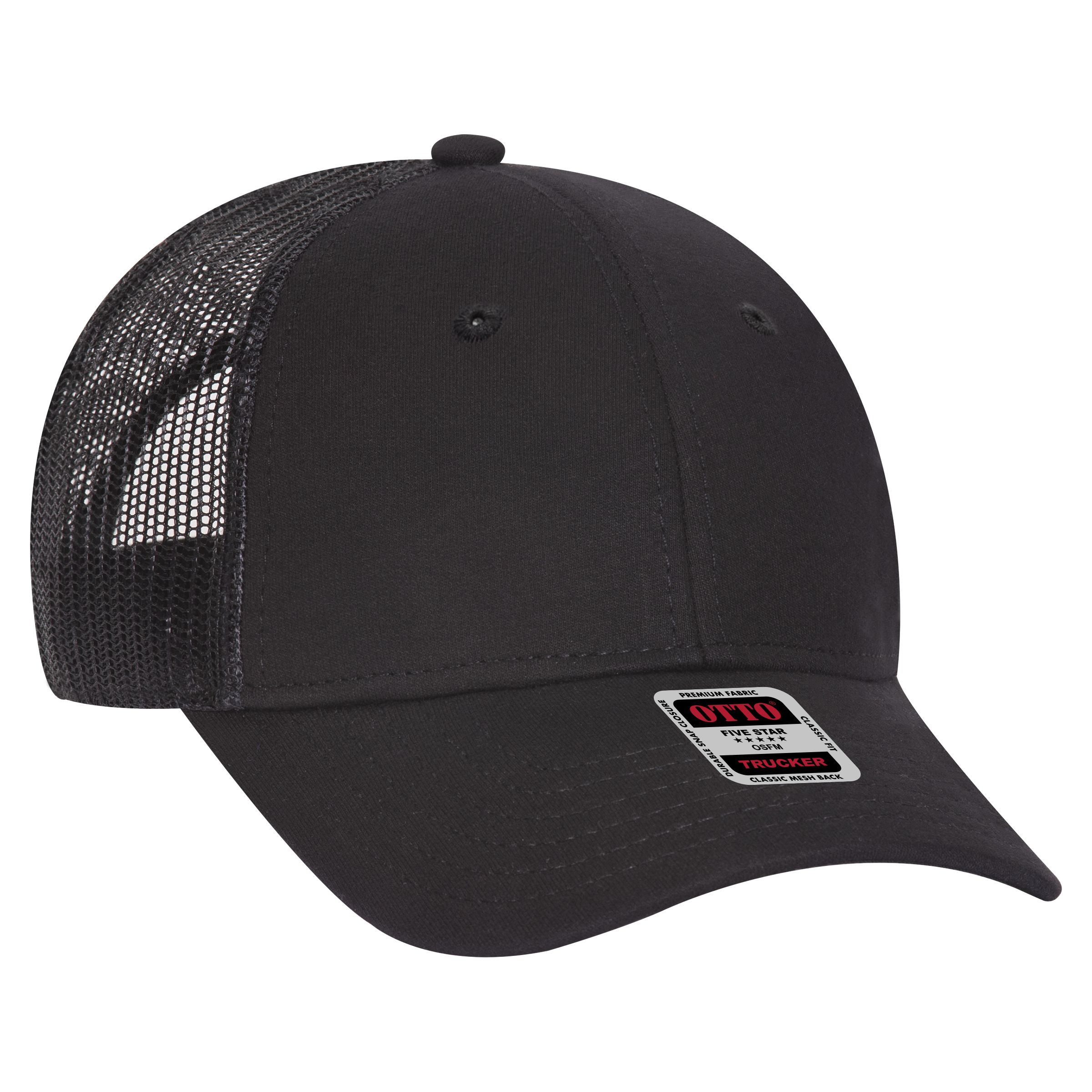 OTTO CAP 6 Panel Low Profile Mesh Back Trucker Hat