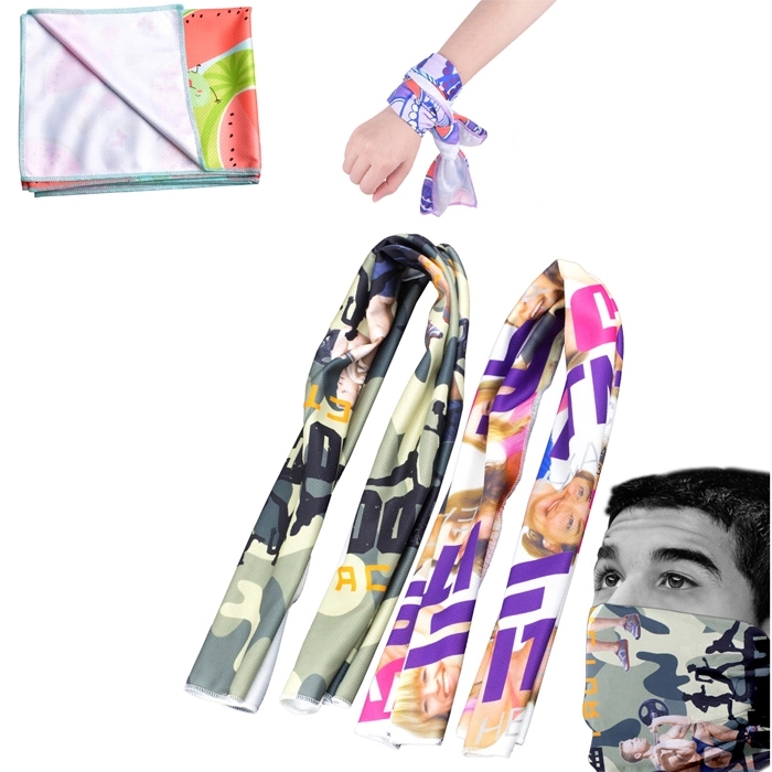 Promotional The Full Color Sublimation Rainier Cooling Towel 3