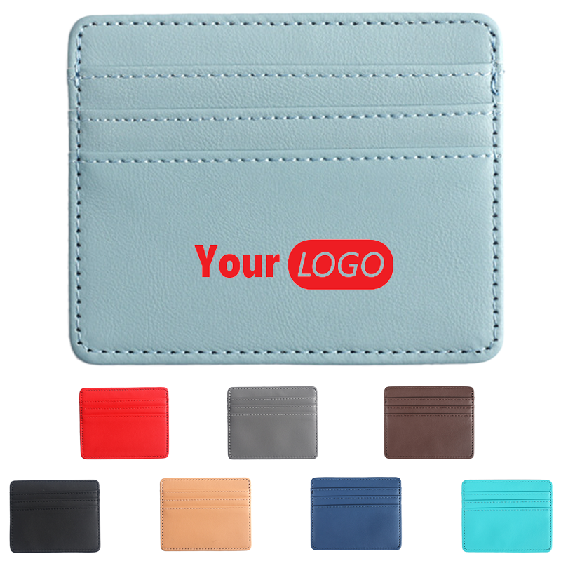 Four-Pocket PU Leather Card Organizer 4