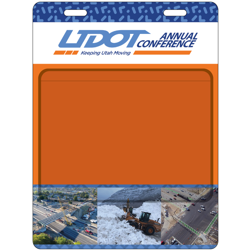Event Badge with Pocket, Super Size (4.3125" x 6") 1