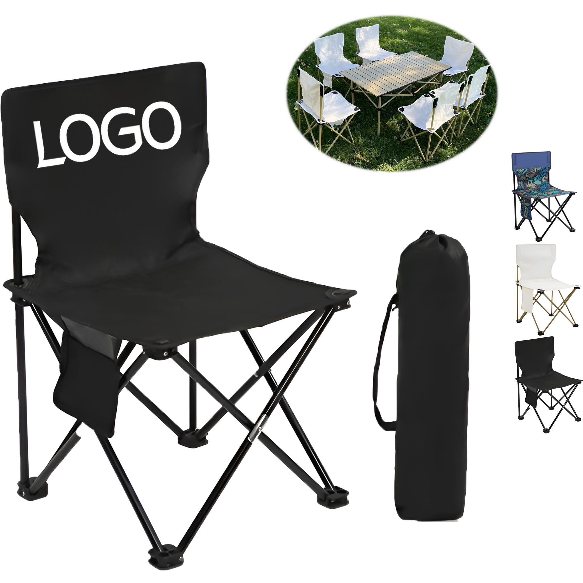 MOQ 20 PCS Outdoor Camping and Fishing Folding Chair 2