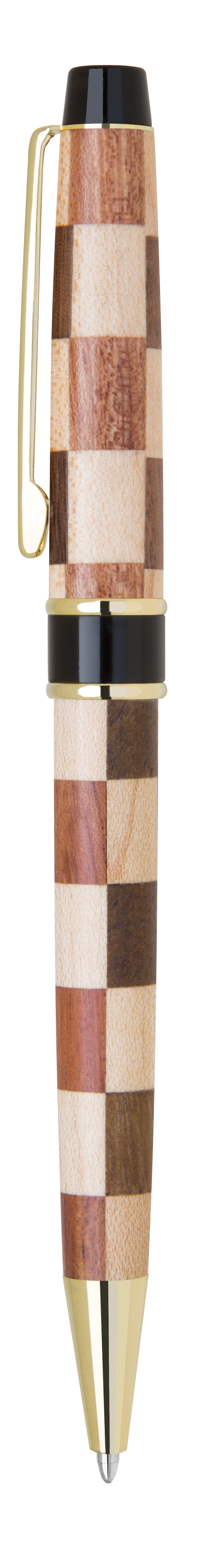 Terrific Timber-13 Checkerboard Wooden Pen 3